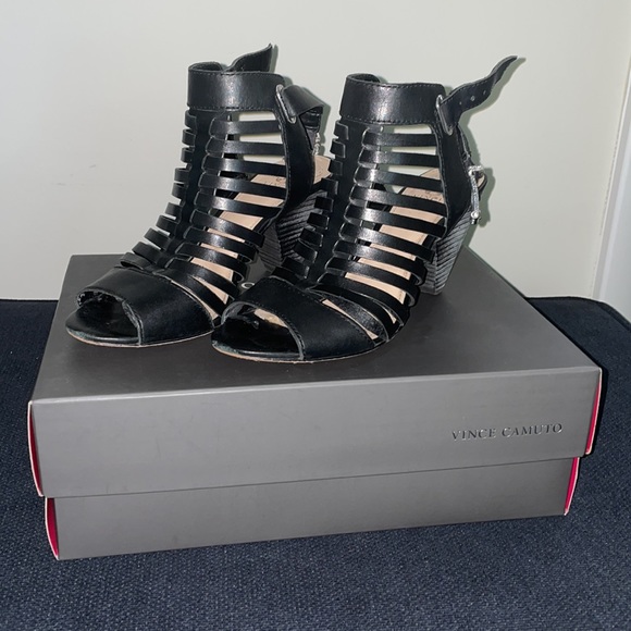 Black Vince Camuto Heels - Picture 1 of 4